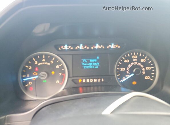 1FTEW1CB8JKD00592 2018 FORD F150 Silver Instrument cluster view