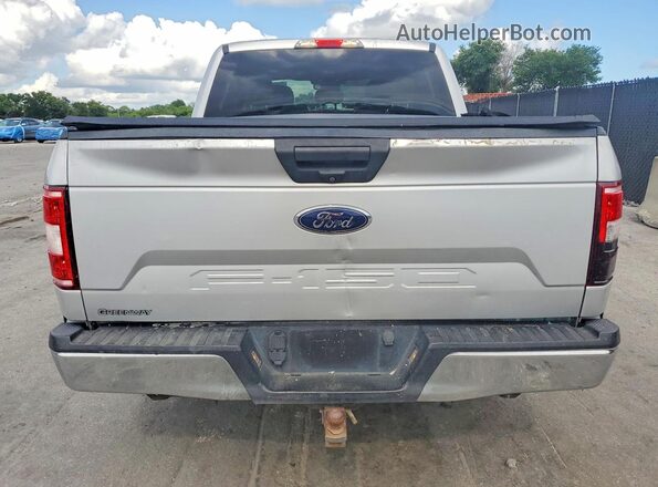 1FTEW1CB8JKD00592 2018 FORD F150 Silver Rear view