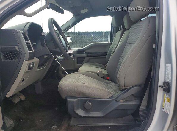 1FTEW1CB8JKD00592 2018 FORD F150 Silver Front interior view