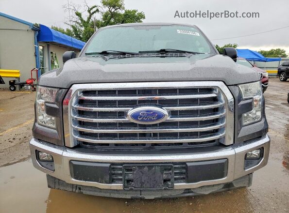 1FTEW1CF1HKC05255 2017 FORD F150 Gray Vista frontal
