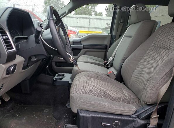1FTEW1CF1HKC05255 2017 FORD F150 Gray Vista interior delantera