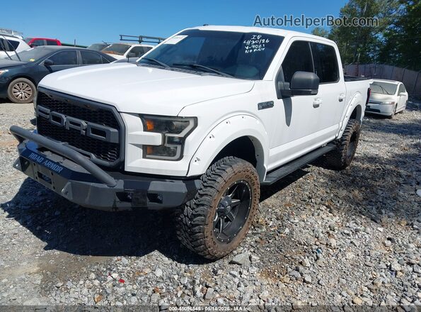 1FTEW1CG0GKF89021 2016 FORD F150 Белый Передняя левая четверть