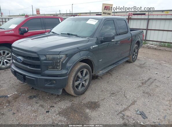 1FTEW1CG1HKC96133 2017 FORD F150 Gray Przód lewy