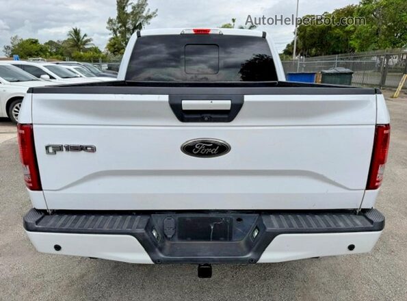 1FTEW1CP0GKD70611 2016 FORD F150 White Widok z tyłu