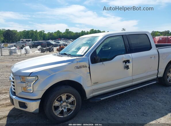 1FTEW1CP0HFB86019 2017 FORD F150 Серебряный Вид спереди