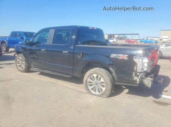1FTEW1CP0JKC66191 2018 FORD F150 Black Tył lewy