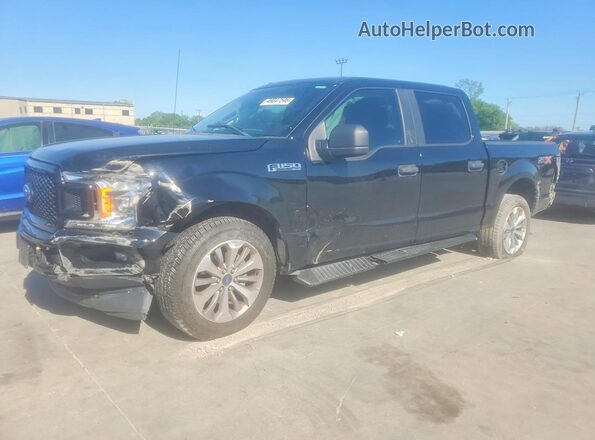 1FTEW1CP0JKC66191 2018 FORD F150 Black Przód lewy