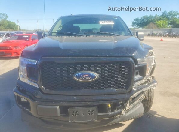 1FTEW1CP0JKC66191 2018 FORD F150 Black Widok z przodu