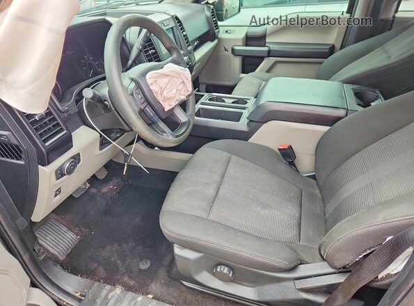 1FTEW1CP0JKC66191 2018 FORD F150 Black Widok wnętrza z przodu