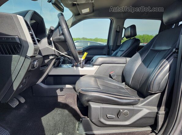 1FTEW1CP1JFD40954 2018 FORD F150 Серый Вид салона спереди
