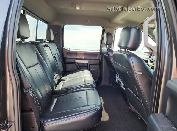 1FTEW1CP1JFD40954 2018 FORD F150 Серый Вид задних сидений