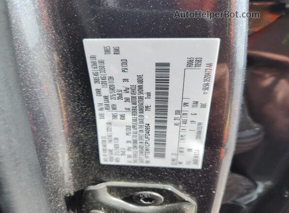 1FTEW1CP1JFD40954 2018 FORD F150 Серый Вид наклейки с VIN-кодом