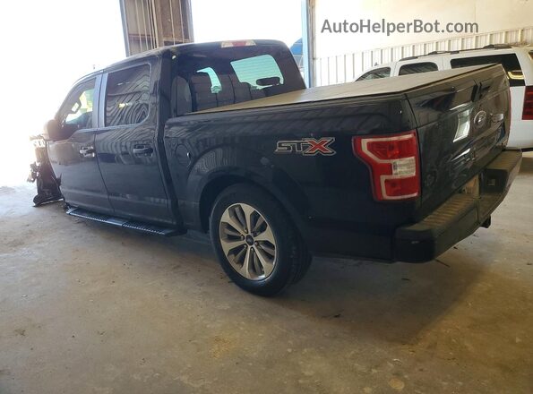 1FTEW1CP1JKF21186 2018 FORD F150 Black უკანა მარცხენა