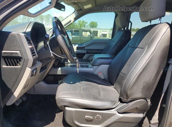 1FTEW1CP2JFA55602 2018 FORD F150 Gray Vista interior delantera