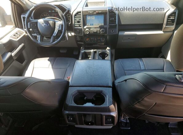 1FTEW1CP2JFA55602 2018 FORD F150 Gray Vista del salpicadero