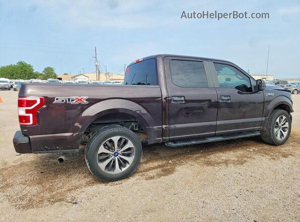 1FTEW1CP2KKD80808 2019 FORD F150 Бордовый Задняя правая четверть