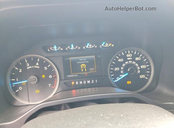 1FTEW1CP3GKD56766 2016 FORD F150 Серый Вид щитка приборов