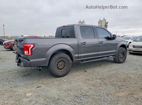 1FTEW1CP3GKD56766 2016 FORD F150 Серый Задняя правая четверть