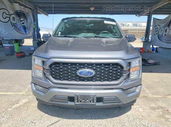 1FTEW1CP3PKE29957 2023 FORD F150 Gray Դիմացի տեսք