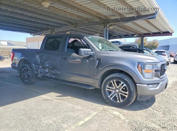 1FTEW1CP3PKE29957 2023 FORD F150 Gray Առջևի աջ