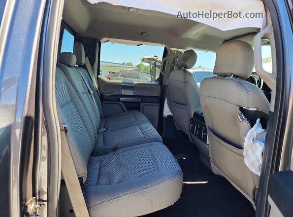 1FTEW1CP4GFC36791 2016 FORD F150 Черный Вид задних сидений