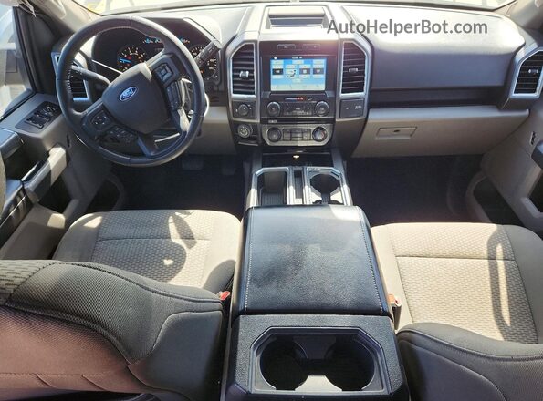 1FTEW1CP4GFC36791 2016 FORD F150 Черный Вид панели приборов