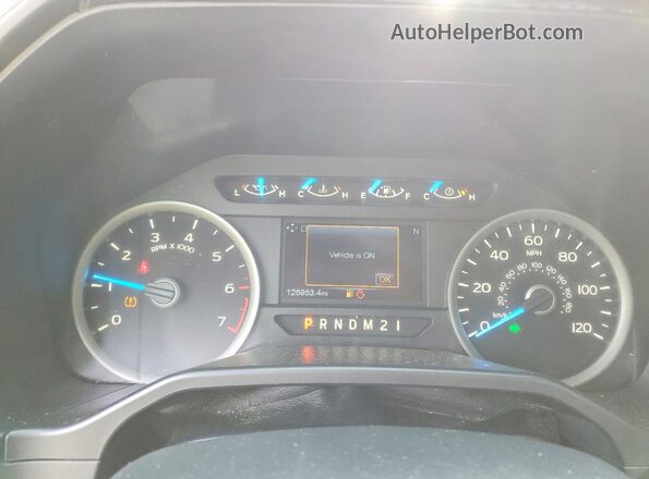 1FTEW1CP4HFB06236 2017 FORD F150 Красный Вид щитка приборов