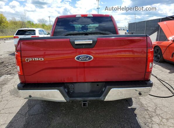 1FTEW1CP4HFB06236 2017 FORD F150 Красный Вид сзади