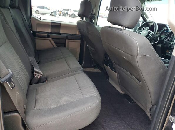 1FTEW1CP4HFB74035 2017 FORD F150 Black Vista de los asientos traseros