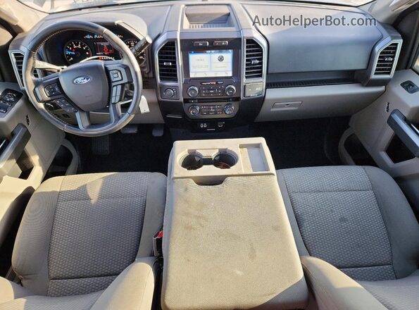 1FTEW1CP4HKC59478 2017 FORD F150 Black Dashboard view