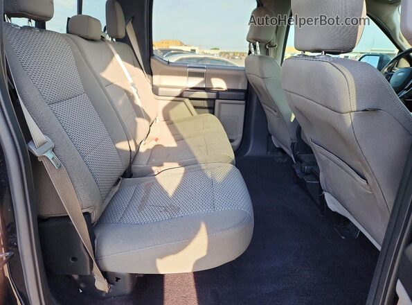 1FTEW1CP4HKC59478 2017 FORD F150 Black Rear seats view