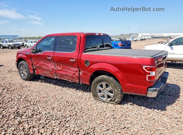 1FTEW1CP4JKD57335 2018 FORD F150 Burgundy Հետևի ձախ