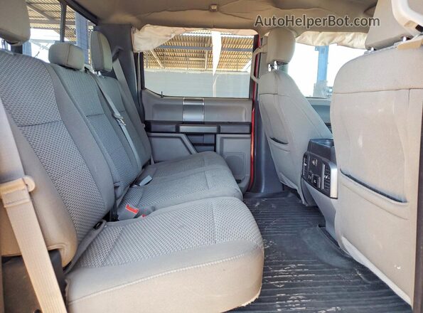 1FTEW1CP4JKD57335 2018 FORD F150 Burgundy Հետևի նստատեղերի տեսք