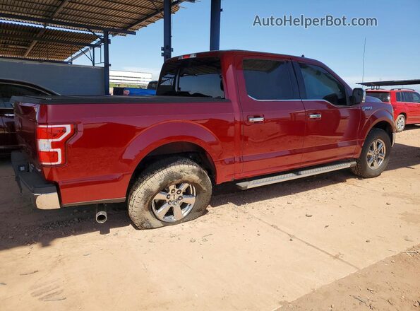 1FTEW1CP4JKD57335 2018 FORD F150 Burgundy Հետևի աջ