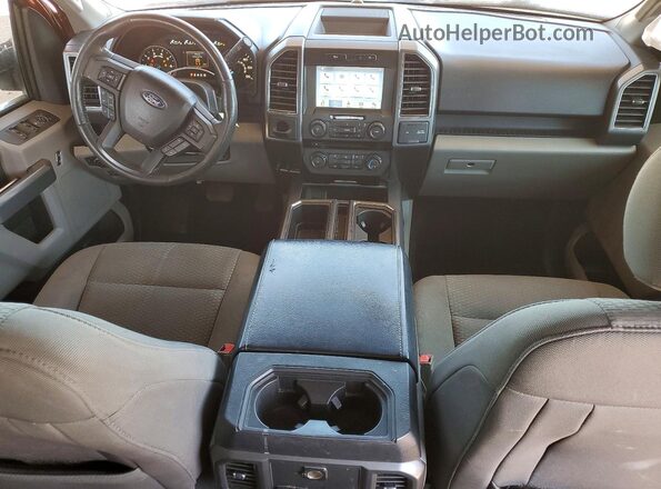 1FTEW1CP4JKD57335 2018 FORD F150 Burgundy Առջևի վահանակի տեսք