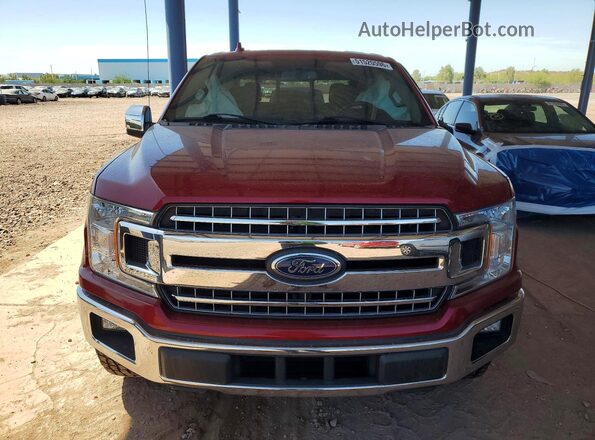 1FTEW1CP4JKD57335 2018 FORD F150 Burgundy Դիմացի տեսք