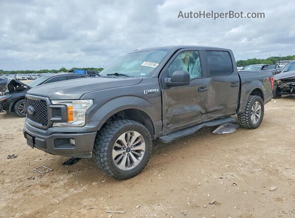 1FTEW1CP4JKF35311 2018 FORD F150 Серый Передняя левая четверть