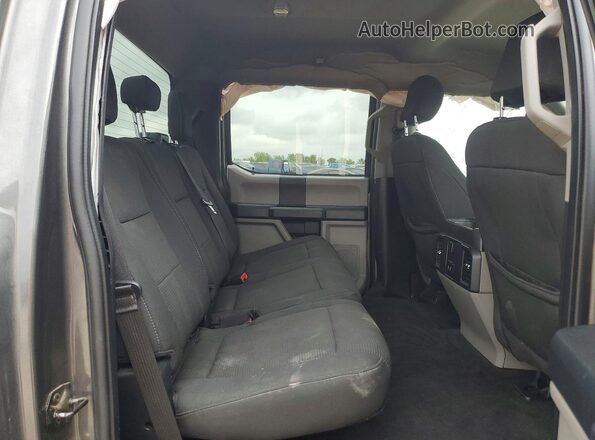 1FTEW1CP4JKF35311 2018 FORD F150 Серый Вид задних сидений