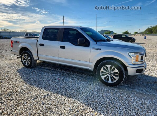 1FTEW1CP5JKD04403 2018 FORD F150 Серебряный Передняя правая четверть