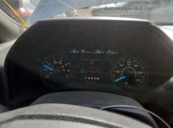 1FTEW1CP5KFC78640 2019 FORD F150 White Вид щитка приладів