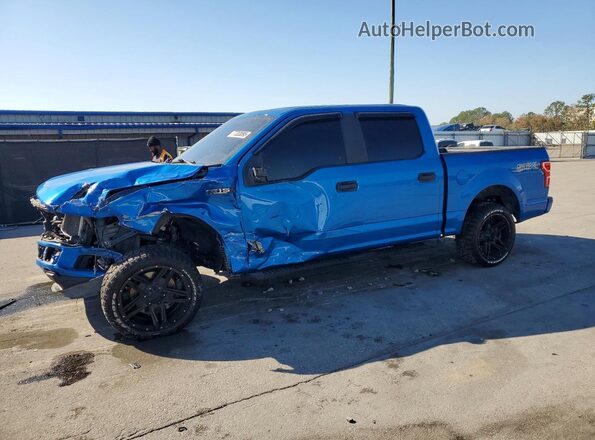 1FTEW1CP5KFC96927 2019 FORD F150 Blue Vista tres cuartos delantera izquierda