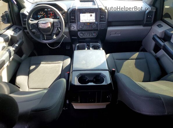 1FTEW1CP5KFC96927 2019 FORD F150 Blue Vista del salpicadero