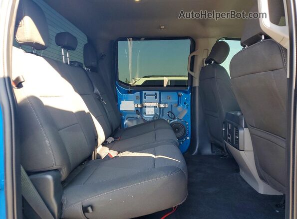 1FTEW1CP5KFC96927 2019 FORD F150 Blue Vista de los asientos traseros