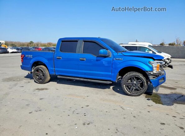 1FTEW1CP5KFC96927 2019 FORD F150 Blue Delantero derecho