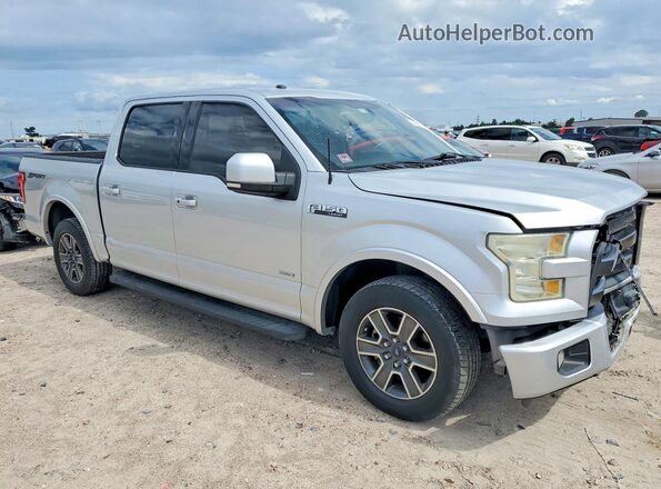 1FTEW1CP6GKD42716 2016 FORD F150 Silver Передня права чверть
