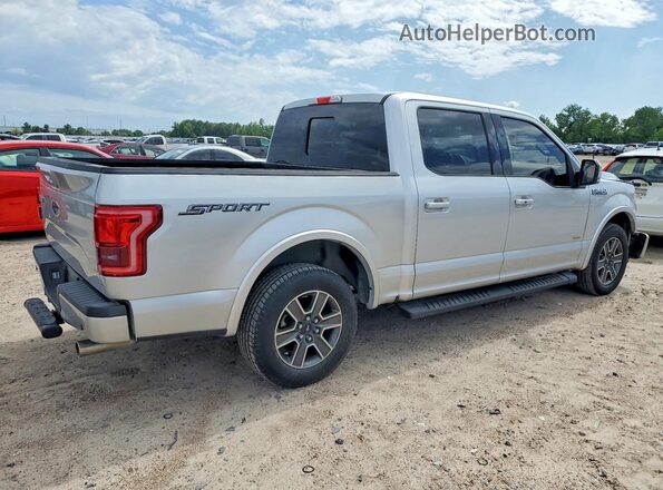 1FTEW1CP6GKD42716 2016 FORD F150 Silver Задня права чверть