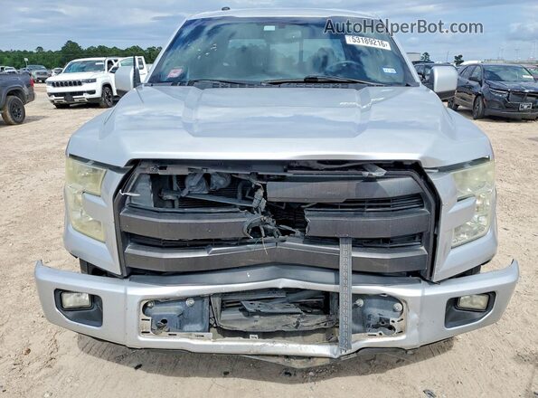 1FTEW1CP6GKD42716 2016 FORD F150 Silver Вид спереду
