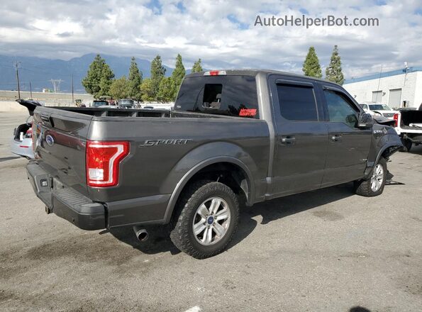 1FTEW1CP6HKC55481 2017 FORD F150 Угольный Задняя правая четверть