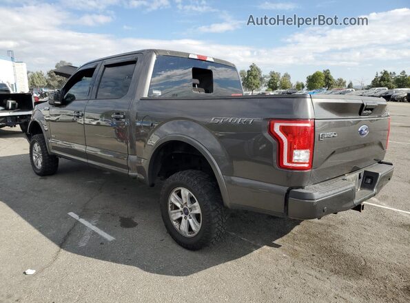 1FTEW1CP6HKC55481 2017 FORD F150 Угольный Задняя левая четверть