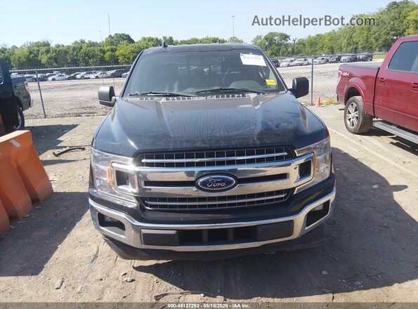 1FTEW1CP6JKD40844 2018 FORD F150 Black ხელსაწყოთა პანელის ხედი